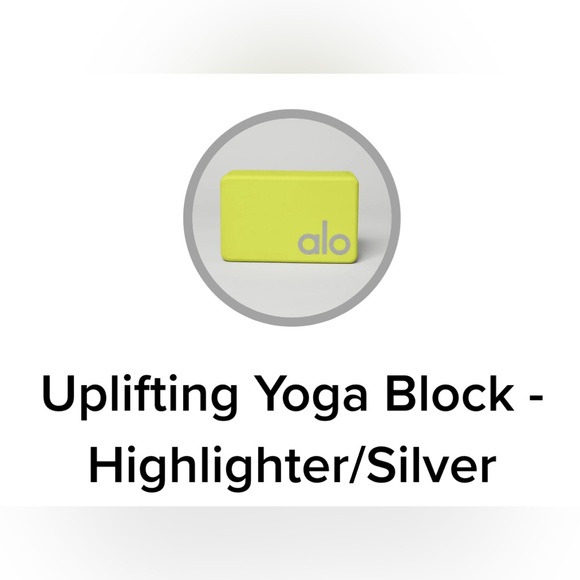 Alo Yoga Warrior Mat Bundle in Highlighter - INCL Mat. Grip Towel, Block - Picture 10 of 14